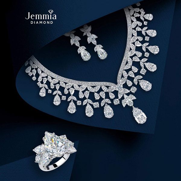 Nhẫn Cưới Kim Cương Nữ Jemmia Diamond 18K NC2021102335 Màu Vàng (Giá Chưa Bao Gồm Đá Chủ) - 2
