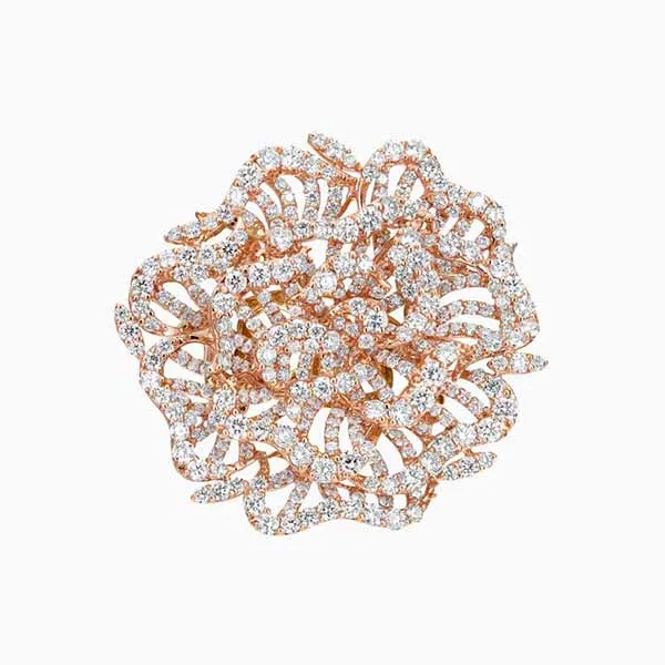 Nhẫn Lộc Phúc Fine Jewelry K4B.QFS0382AR Vàng Đính Kim Cương - Trang sức - Vua Hàng Hiệu