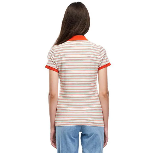 Áo Thun Polo Nữ Levi's Slim Polo Plumeria Enamel Orange 52599-0056 Kẻ Đỏ - Thời trang - Vua Hàng Hiệu