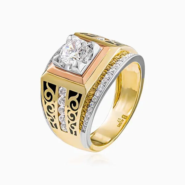 Nhẫn Lộc Phúc Fine Jewelry M1B.LPMR0002R Vàng Đính Kim Cương
