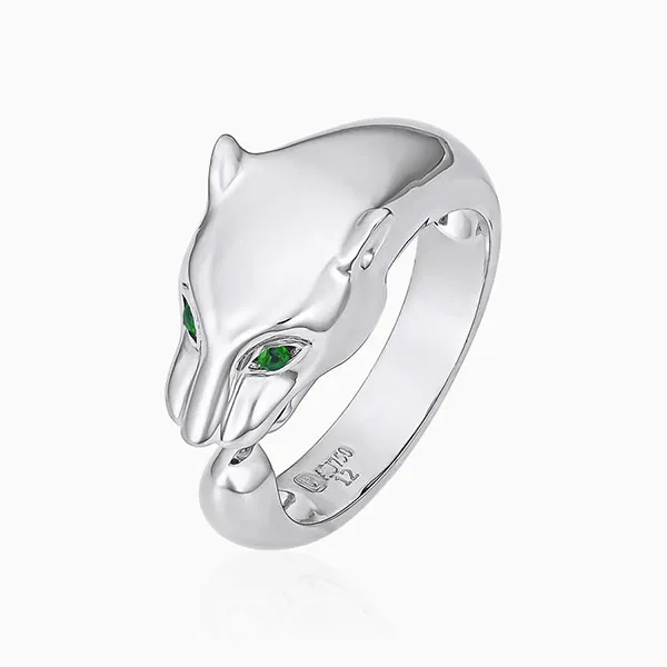 Nhẫn Lộc Phúc Fine Jewelry M1B.VMR0054R Vàng Trắng Đính Đá Cz - Trang sức - Vua Hàng Hiệu
