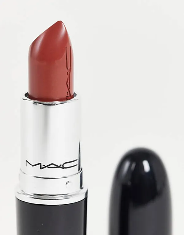 Son Mac Lustreglass Lipstick 543 Posh Pit Màu Đỏ Cam Đất - Son Môi - Vua Hàng Hiệu