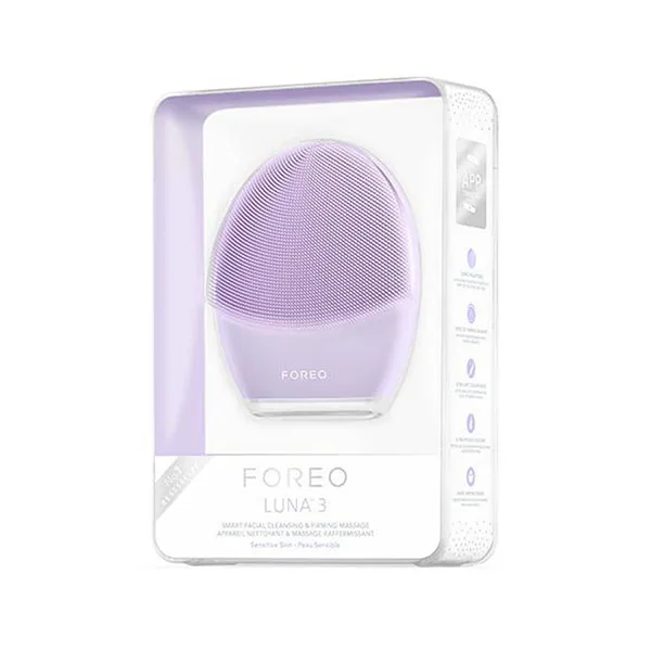 Combo Máy Rửa Mặt Foreo Luna 3 Tím + Máy Đắp Mặt Nạ Foreo UFO Màu Xanh Nhạt - Máy rửa mặt - Vua Hàng Hiệu