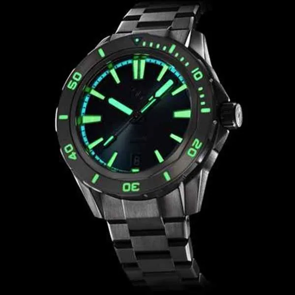 Đồng Hồ Nam Zelos Swordfish 40mm Ti Màu Bạc Mặt Xanh Emerald - Đồng hồ - Vua Hàng Hiệu