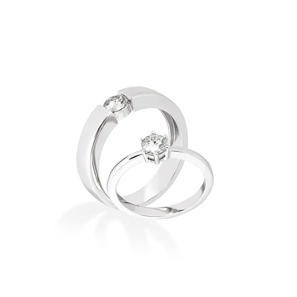 Nhẫn Cưới Jemmia Diamond Moissanite 14K NC2020080010 Màu Trắng (Giá Chưa Bao Gồm Đá Chủ) - Trang sức - Vua Hàng Hiệu