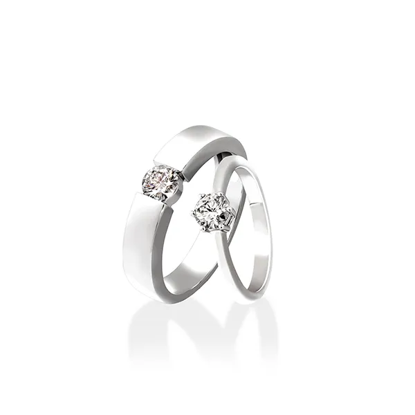 Nhẫn Cưới Jemmia Diamond Moissanite 14K NC2020080010 Màu Trắng (Giá Chưa Bao Gồm Đá Chủ) - Trang sức - Vua Hàng Hiệu