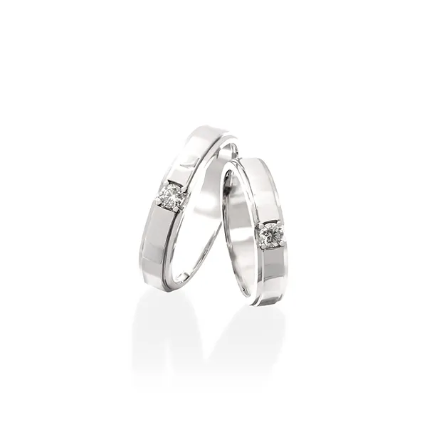 Nhẫn Cưới Jemmia Diamond Moissanite 14K NC2020100485 Màu Trắng (Giá Chưa Bao Gồm Đá Chủ) - Trang sức - Vua Hàng Hiệu