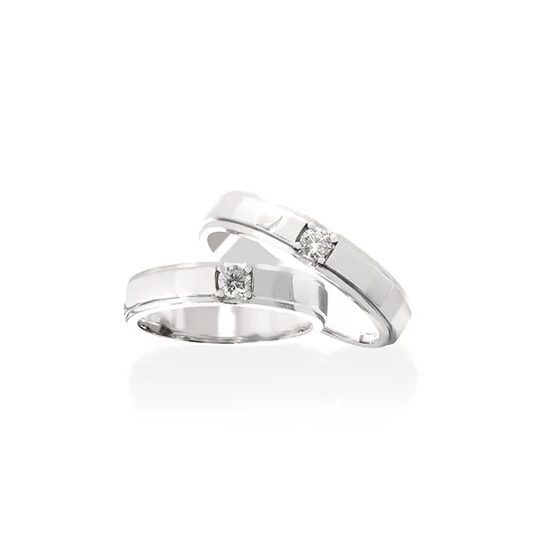 Nhẫn Cưới Jemmia Diamond Moissanite 14K NC2020100485 Màu Trắng (Giá Chưa Bao Gồm Đá Chủ) - Trang sức - Vua Hàng Hiệu