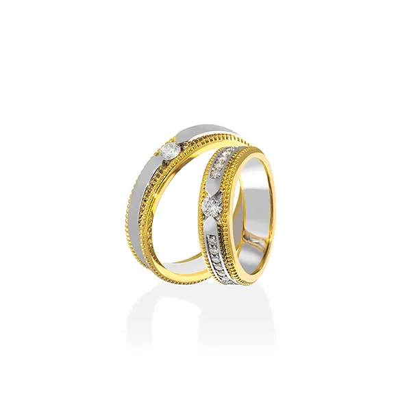 Nhẫn Cưới Jemmia Diamond Moissanite 14K NC2020100490 Vàng Trắng (Giá Chưa Bao Gồm Đá Chủ) - Trang sức - Vua Hàng Hiệu