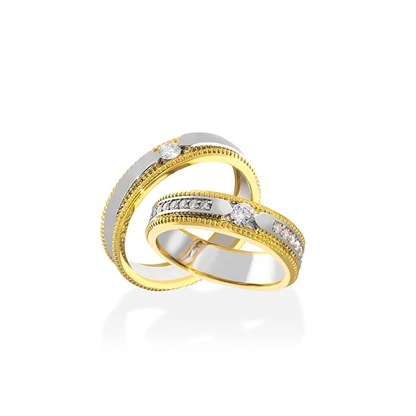Nhẫn Cưới Jemmia Diamond Moissanite 14K NC2020100490 Vàng Trắng (Giá Chưa Bao Gồm Đá Chủ) - Trang sức - Vua Hàng Hiệu
