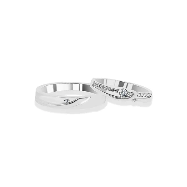 Nhẫn Cưới Jemmia Diamond Moissanite 14K NC2021040906 Màu Trắng (Giá Chưa Bao Gồm Đá Chủ) - Trang sức - Vua Hàng Hiệu
