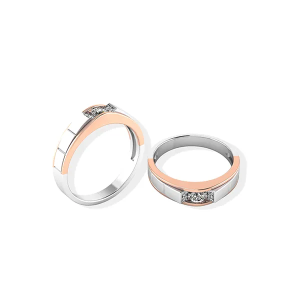 Nhẫn Cưới Kim Cương Jemmia Diamond 18K NC2021061965 Màu Trắng (Giá Chưa Bao Gồm Đá Chủ) - Trang sức - Vua Hàng Hiệu