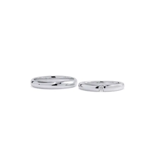 Nhẫn Cưới Kim Cương Phú Quý NK347833 Vàng Trắng - Trang sức - Vua Hàng Hiệu