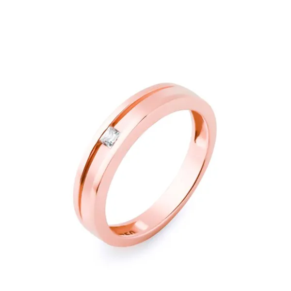 Nhẫn Cưới Phú Quý WD832688 Vàng Hồng - Trang sức - Vua Hàng Hiệu