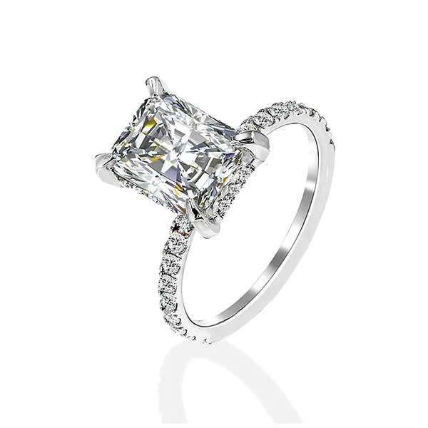 Nhẫn Nữ Jemmia Diamond Moissanite 14K NF2020080260 Vàng Trắng (Giá Chưa Bao Gồm Đá Chủ) - Trang sức - Vua Hàng Hiệu