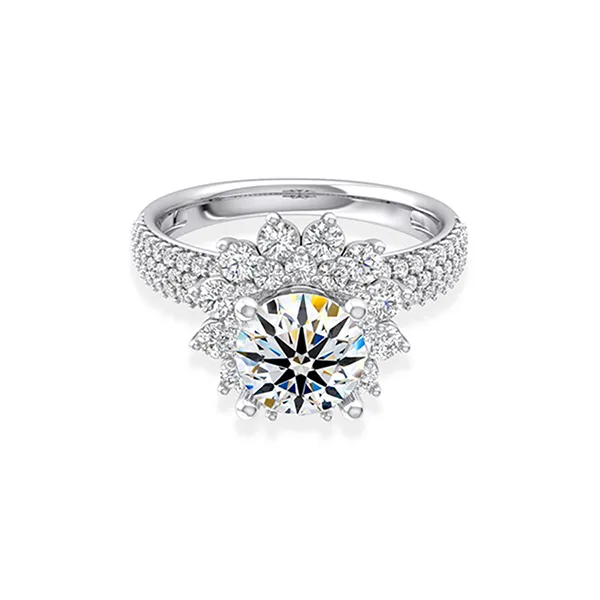 Nhẫn Jemmia Diamond Moissanite Nữ 14K NF2020100520 Vàng Trắng (Giá Chưa Bao Gồm Đá Chủ) - Trang sức - Vua Hàng Hiệu