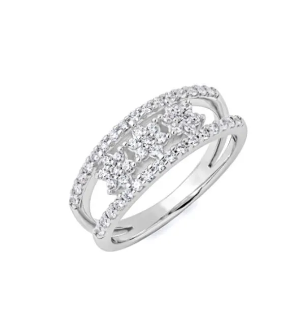 Nhẫn Nữ Phú Quý 00526374 Vàng Trắng - Trang sức - Vua Hàng Hiệu