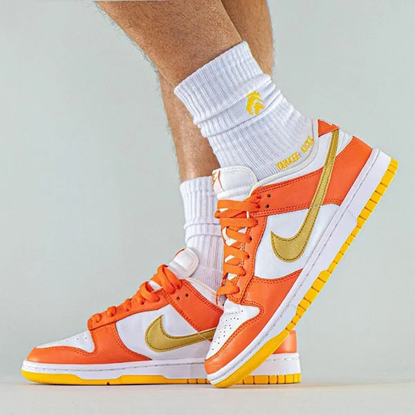 Giày Thể Thao Nike SB Dunk Low Golden Orange White Gold Shoes Phối Màu - Giày - Vua Hàng Hiệu