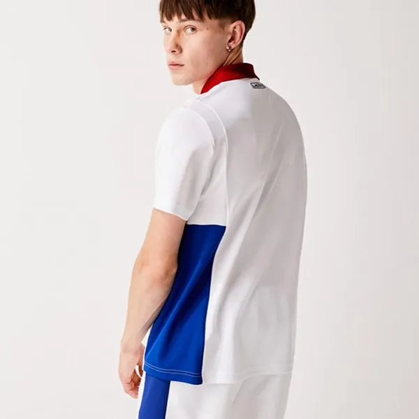 Áo Polo Lacoste Sport Colourblock Mesh Breathable Pique Tennis Shirt DH2053 GT3 Màu Trắng Size L - Thời trang - Vua Hàng Hiệu