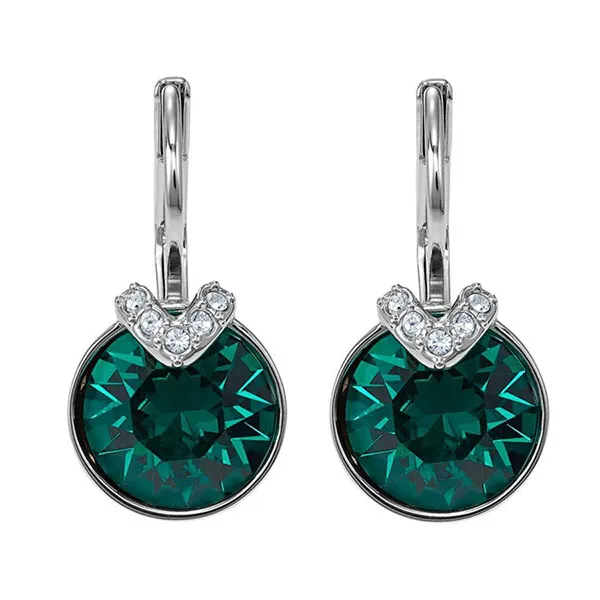 Khuyên Tai Swarovski Women's Green Bella Crystal Drop Earrings - 1