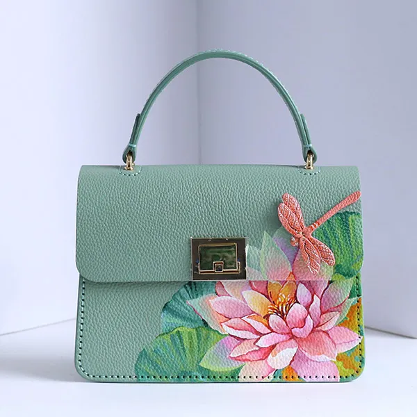 Túi Đeo Chéo Ponagar Crush X127-H138-Sen Hồng Màu Xanh - Túi xách - Vua Hàng Hiệu