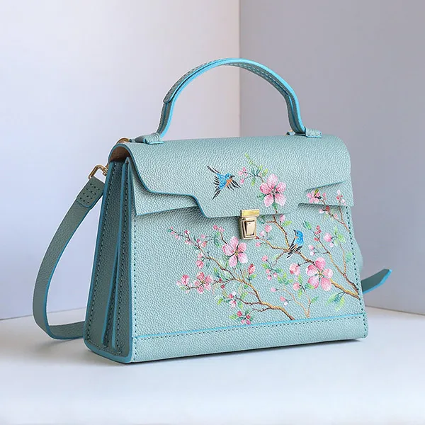 Túi Đeo Chéo Ponagar Tiffany X149-Đào 22 Màu Xanh - Túi xách - Vua Hàng Hiệu