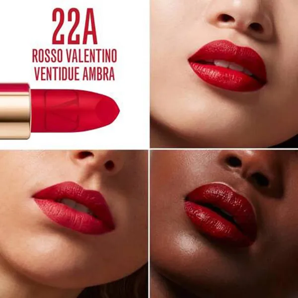 Son Rosso Valentino Refillable Lipstick 22A Màu Đỏ - Son Môi - Vua Hàng Hiệu
