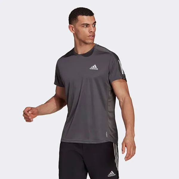 Áo Thun Nam Adidas Own The Run Tshirt Màu Xám Đen