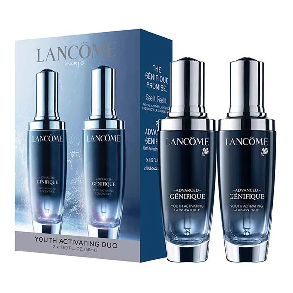 Bộ Tinh Chất Dưỡng Da Lancôme Advanced Génifique Radiance Boosting Face Serum Duo (2x50ml)