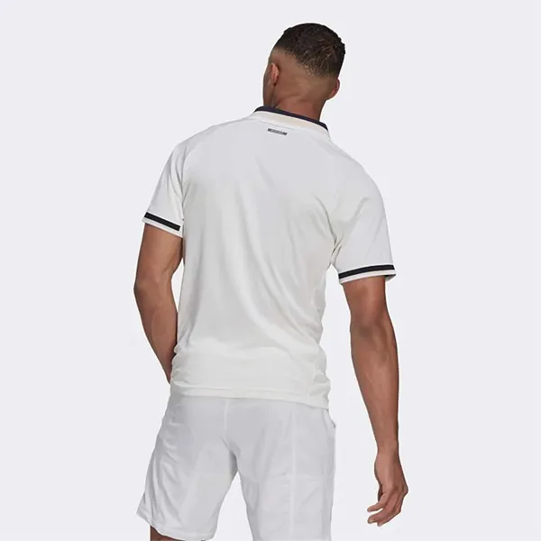 Áo Polo Nam Adidas Top Tennis Heat.Rdy Màu Trắng - 4