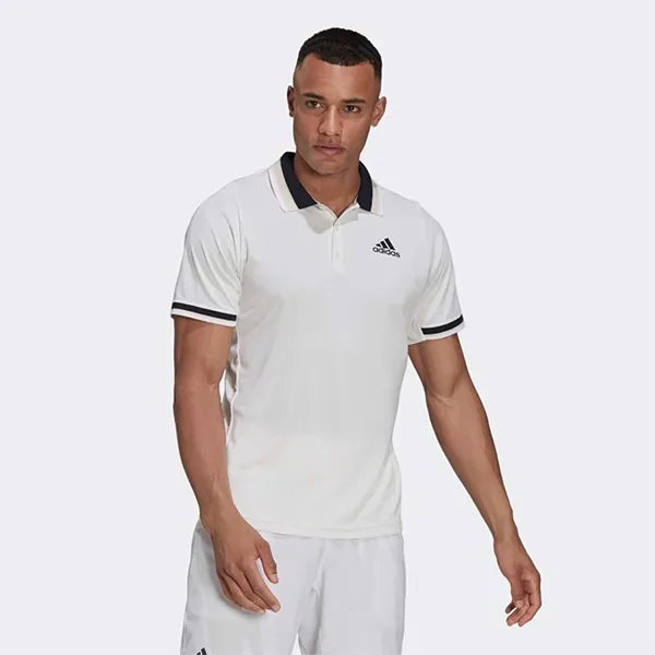 Áo Polo Nam Adidas Top Tennis Heat.Rdy Màu Trắng - 3