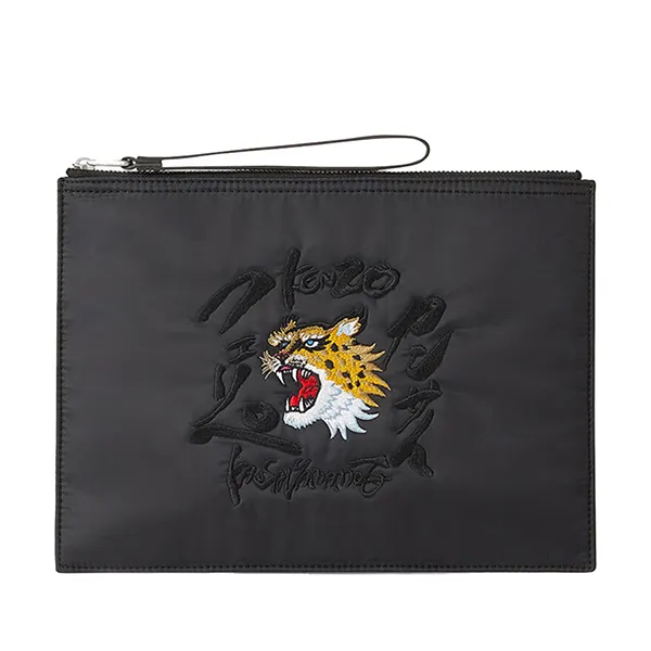 Túi Cầm Tay Kenzo X Kansaiyamamoto Pouch Màu Đen - Túi xách - Vua Hàng Hiệu