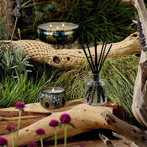 Bộ Nến Mini Voluspa Candle Set - Nissho-Soleil, Baltic Amber, French Cade & Lavender - Nến thơm - Vua Hàng Hiệu