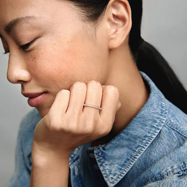 Nhẫn Nữ Pandora Sparkle & Hearts Ring Màu Vàng Hồng - Trang sức - Vua Hàng Hiệu