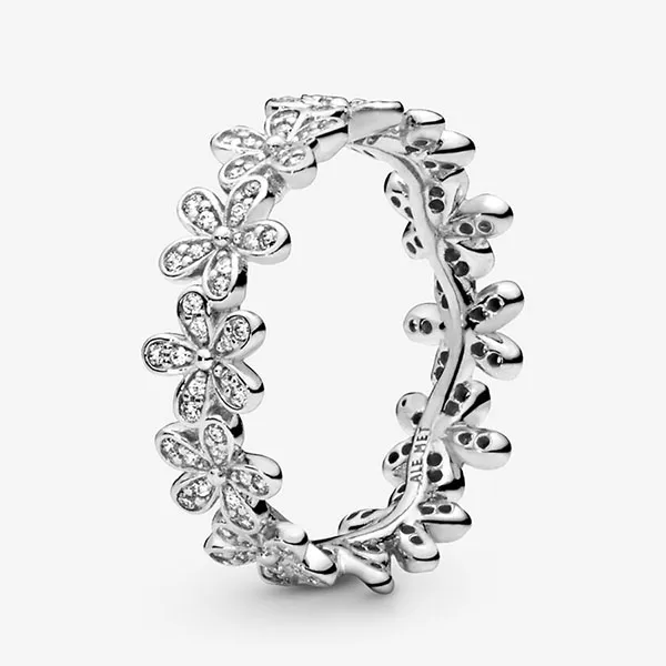 Nhẫn Nữ Pandora Daisy Flower Ring Màu Bạc