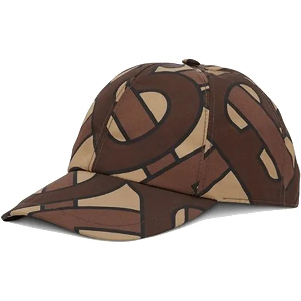 Mũ Burberry Exploded Tb Snapback Baseball Cap In Brown Màu Nâu