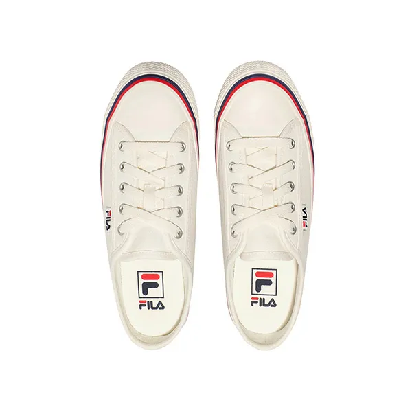 Giày Fila Unisex Scanline Mule Màu Trắng Kem - Giày - Vua Hàng Hiệu