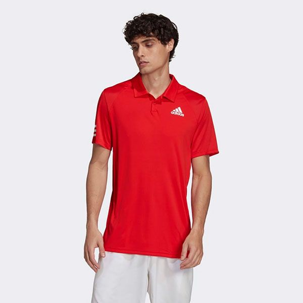 Áo Polo Adidas 3 Sọc Tennis Club H34698 Màu Đỏ - 1