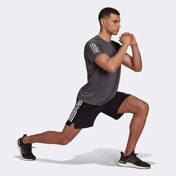 Áo Thun Nam Adidas Own The Run Tshirt Màu Xám Đen