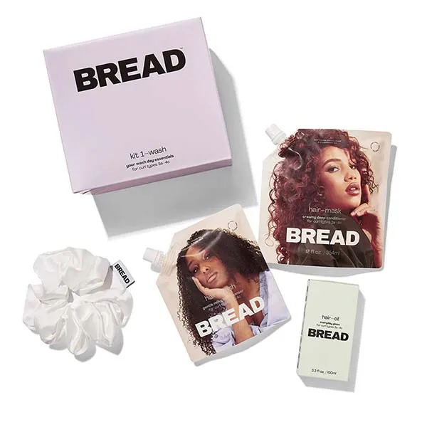 Bộ Sản Phẩm Gội Đầu Cho Tóc Xoăn Bread Beauty Supply Wash - Day Essentials Kit for Curly & Textured Hair - Chăm sóc tóc - Vua Hàng Hiệu