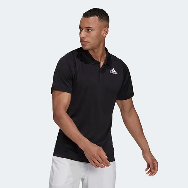 Áo Polo Adidas Tennis Freelift Màu Đen - Áo Thể Thao Cao Cấp, Thoáng Mát, Phong Cách Thể Thao Sang Trọng cho Nam
