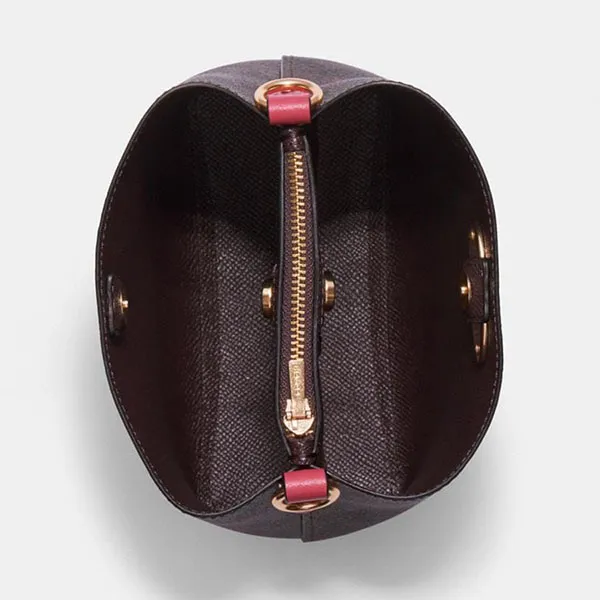 Túi Đeo Chéo Coach Mini Town Bucket C7269 Màu Nâu Đen