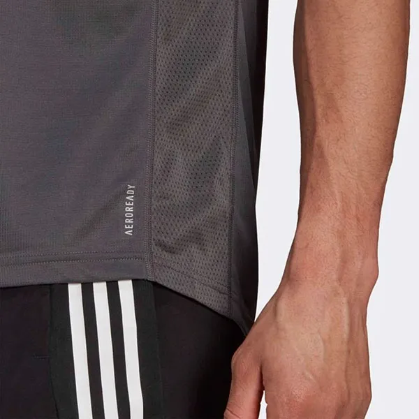 Áo Thun Nam Adidas Own The Run Tshirt Màu Xám Đen