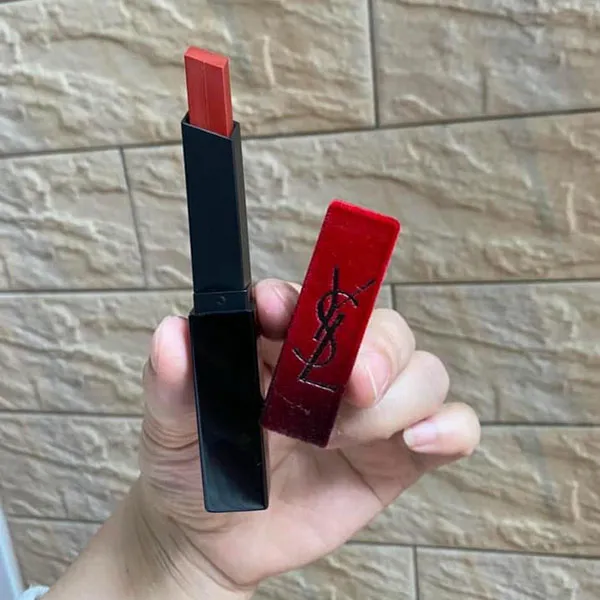 Son Yves Saint Laurent YSL The Slim 1966 Bản Vỏ Đỏ Nhung trendy 2022