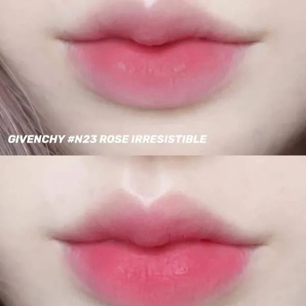 Son Givenchy Le Rouge Sheer Velvet Matte Lipstick N23 Rose Irresistible Màu Hồng