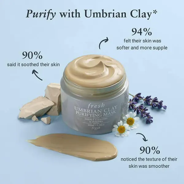 Mặt Nạ Đất Sét Fresh Umbrian Clay Purifying Mask 100ml - Mặt nạ - Vua Hàng Hiệu