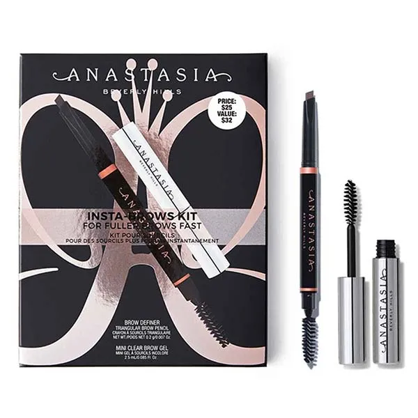 Set Trang Điểm Chân Mày Anastasia Beverly Hills Insta Brow - Taupe 2 Món