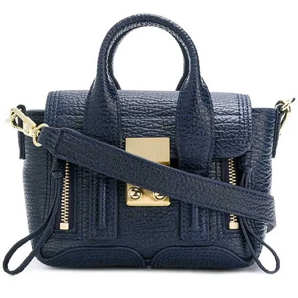 Túi Xách 3.1 Phillip Lim Pashli Nano Satchel Bag Màu Xanh Navy