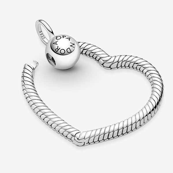Sparkling Freehand Heart Necklace – Pandora Jordan