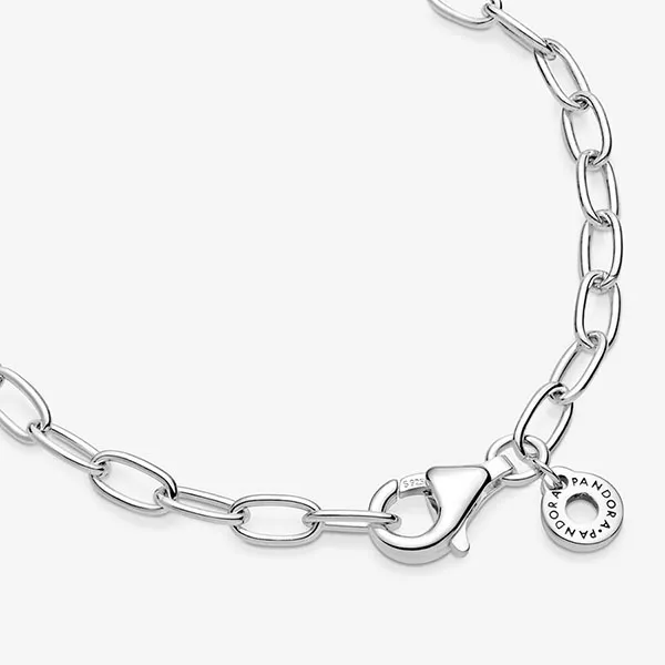Dây Chuyền Pandora Heart O Pendant & Link Chain Necklace Set Màu Bạc